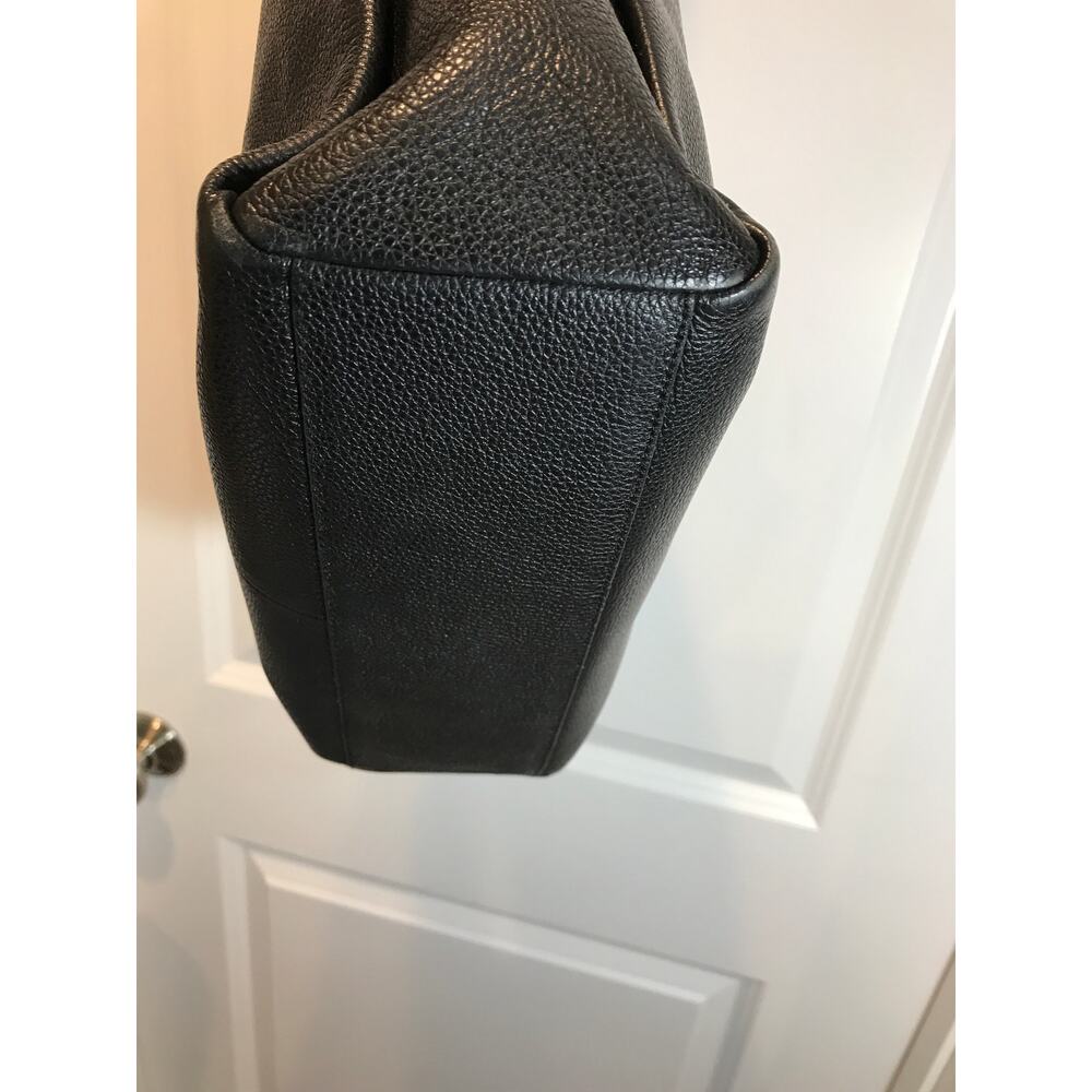 Coach Hobo Shoulder Bag in Black Pebbled Leather EUC - Picture 5 of 9